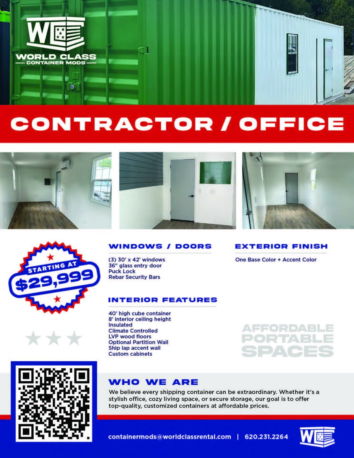 contractor office container